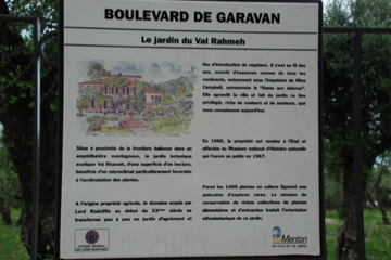 jardin du Val Rahmeh Menton
