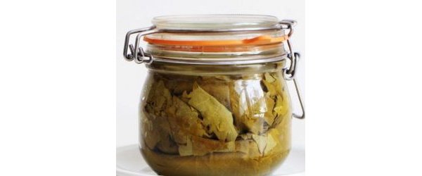 Préparer des feuilles de vignes en saumure à farcir